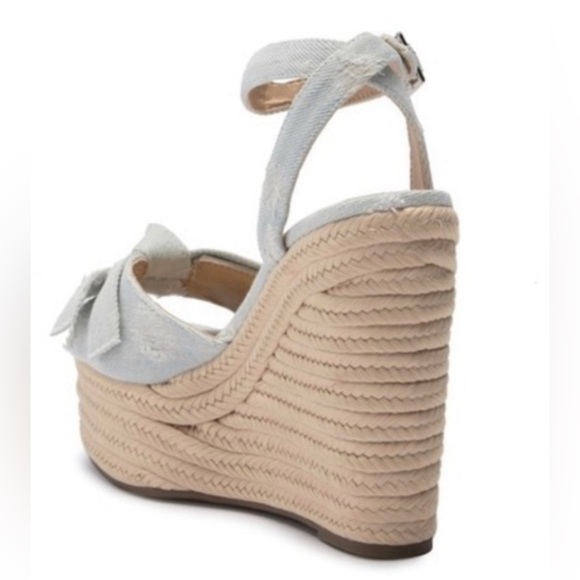 KENDALL & KYLIE LIGHT BLUE WEDGES! 9- NWTIB - Picture 2 of 11